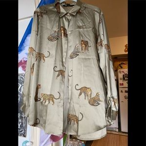 Zara Animal Blouse